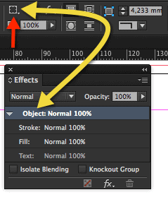 InDesign Effect Panel