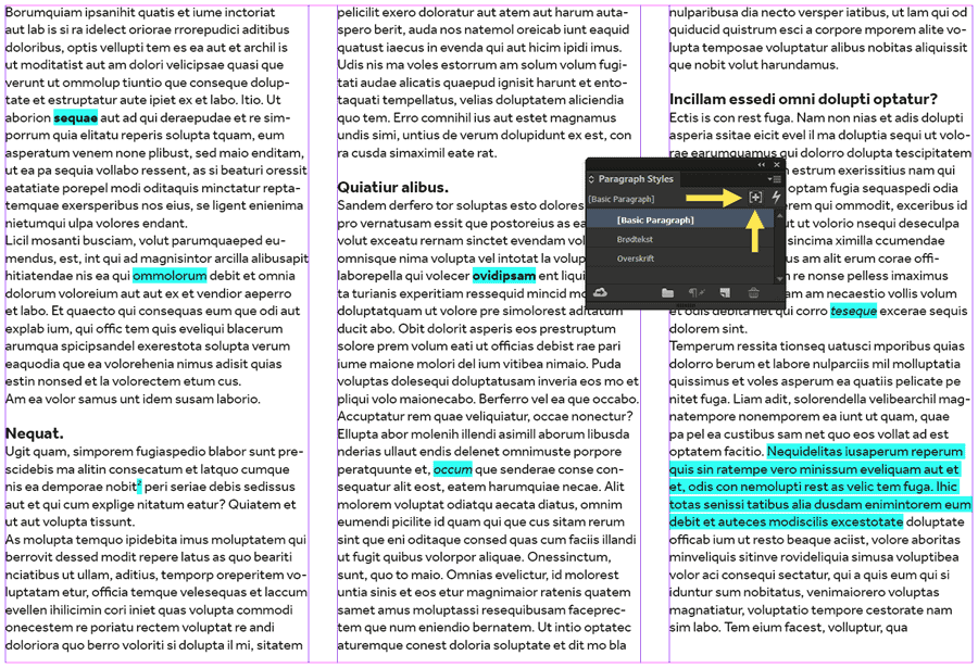 text-layout-indesign-overrides
