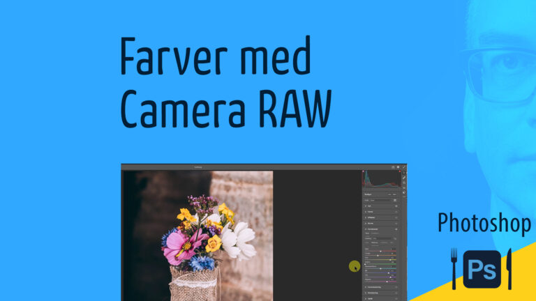 Billed teaser til video om hvordan du bruger Adobe Photoshop Camera RAW farver