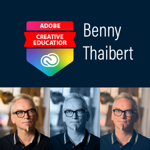 Benny Thaibert er den grafiske kursusbranches mest kreative underviser i Adobe hellige tre-enighed, Photoshop, InDesign og Illustrator. 